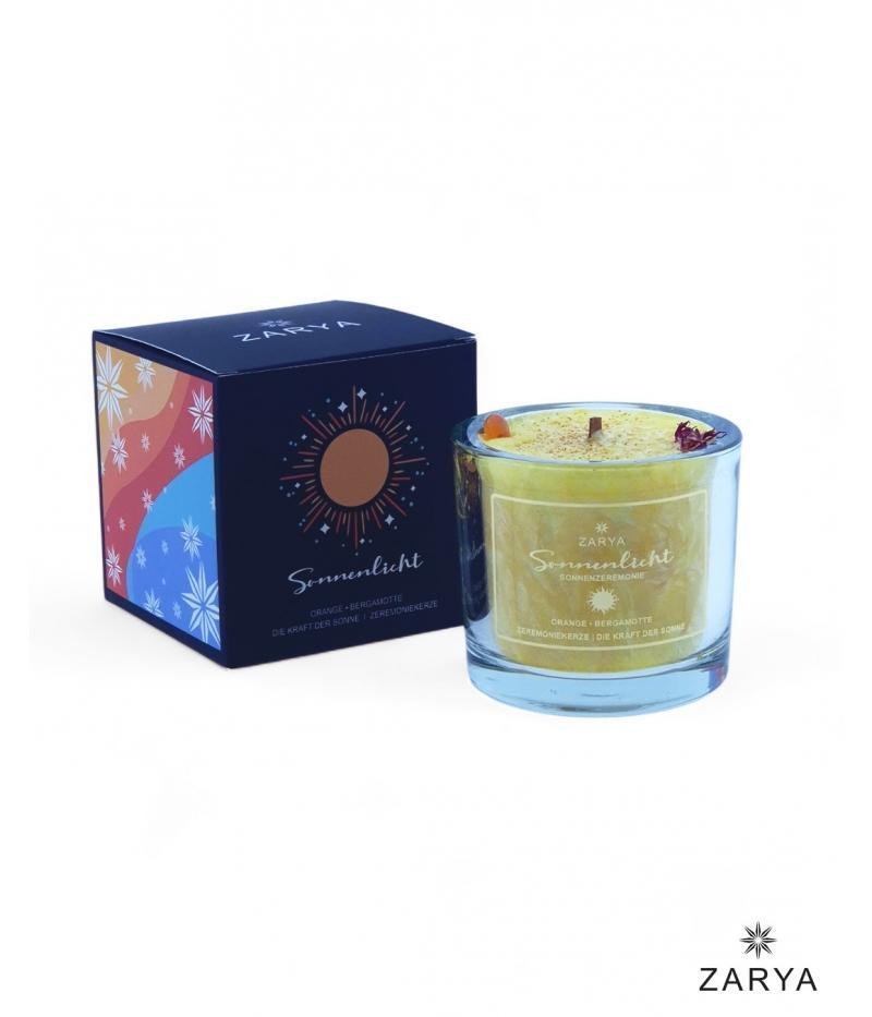 Sonnenlicht Duftkerze &ndash; Sonnenzeremonie