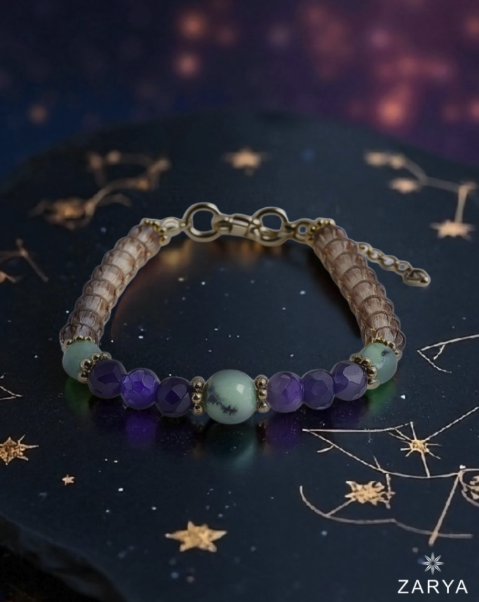 Jungfrau - Kristallarmband