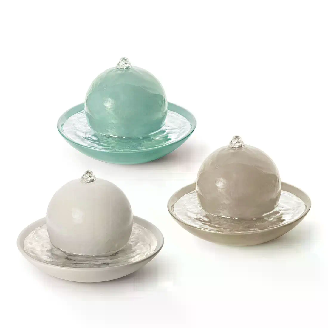 Aroma Duftbrunnen Rondo Cremewei&szlig; matt