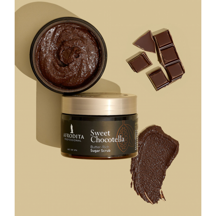 SWEET CHOCOTELLA Buttriges Zuckerpeeling f&uuml;r den K&ouml;rper