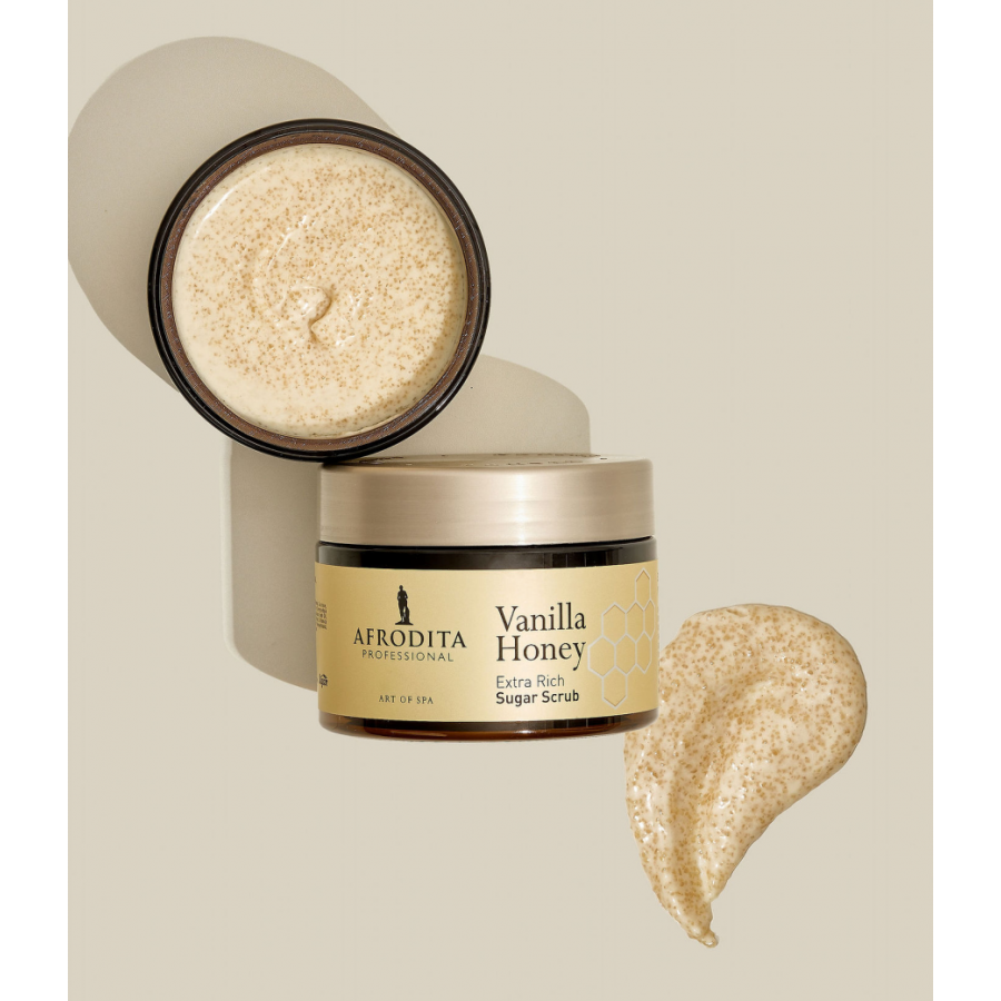 VANILLA HONEY Ultrareichhaltiges Zuckerpeeling f&uuml;r den K&ouml;rper