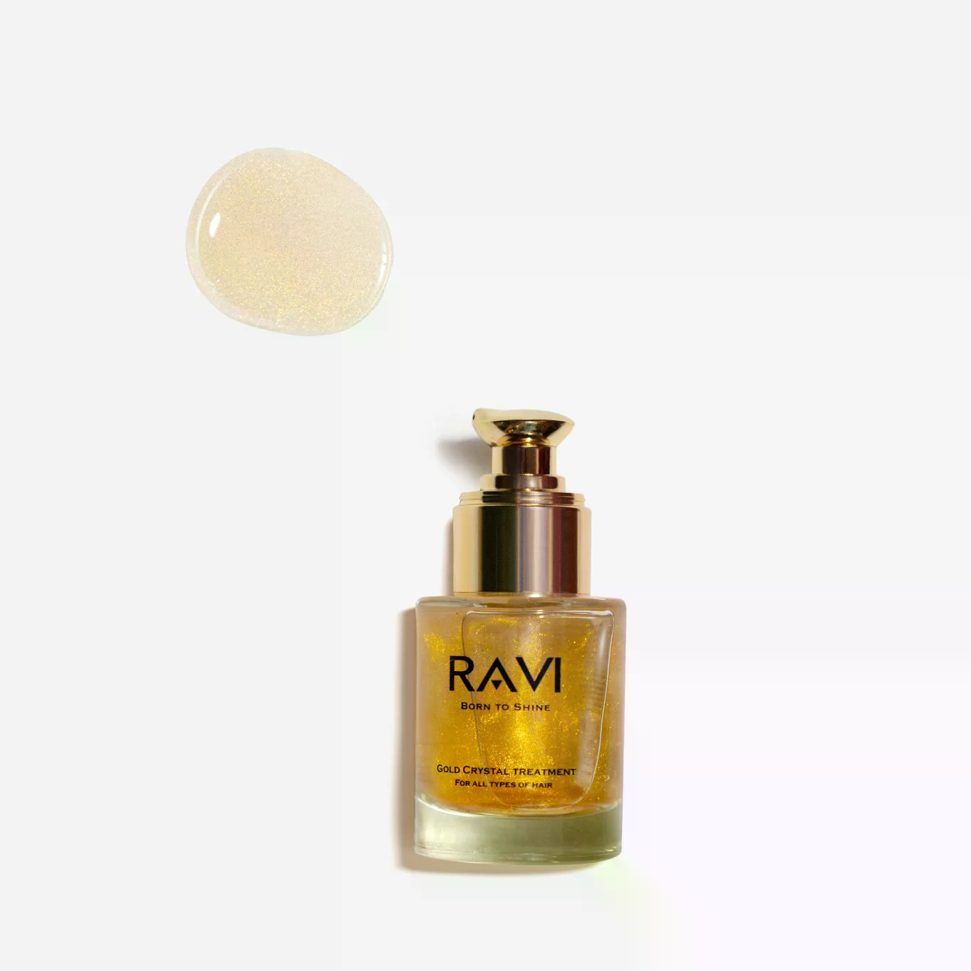 Crystal Fluid with 24k Gold