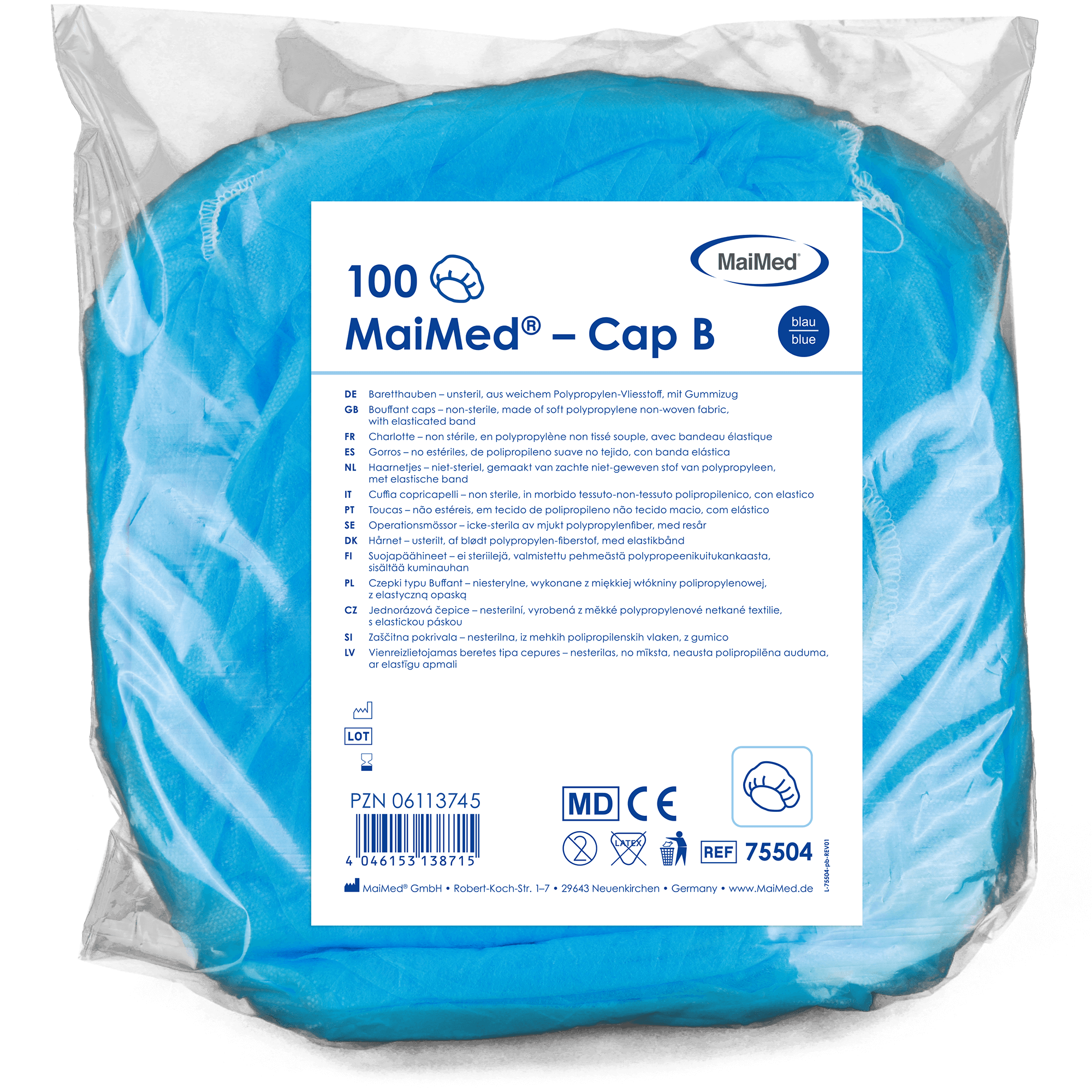 MaiMed-Cap B, Baretthaube