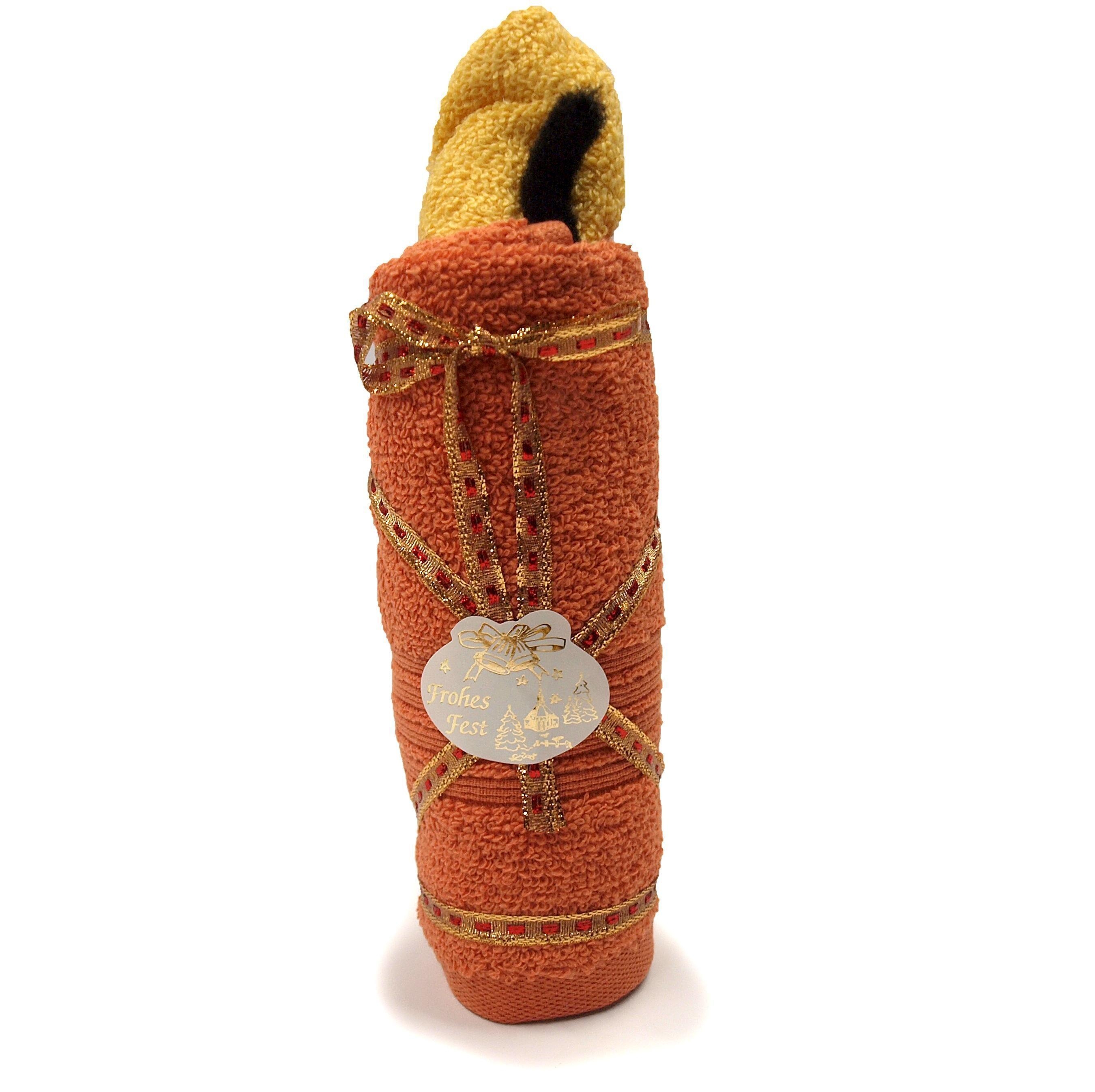 Geschenk Frottierkerze