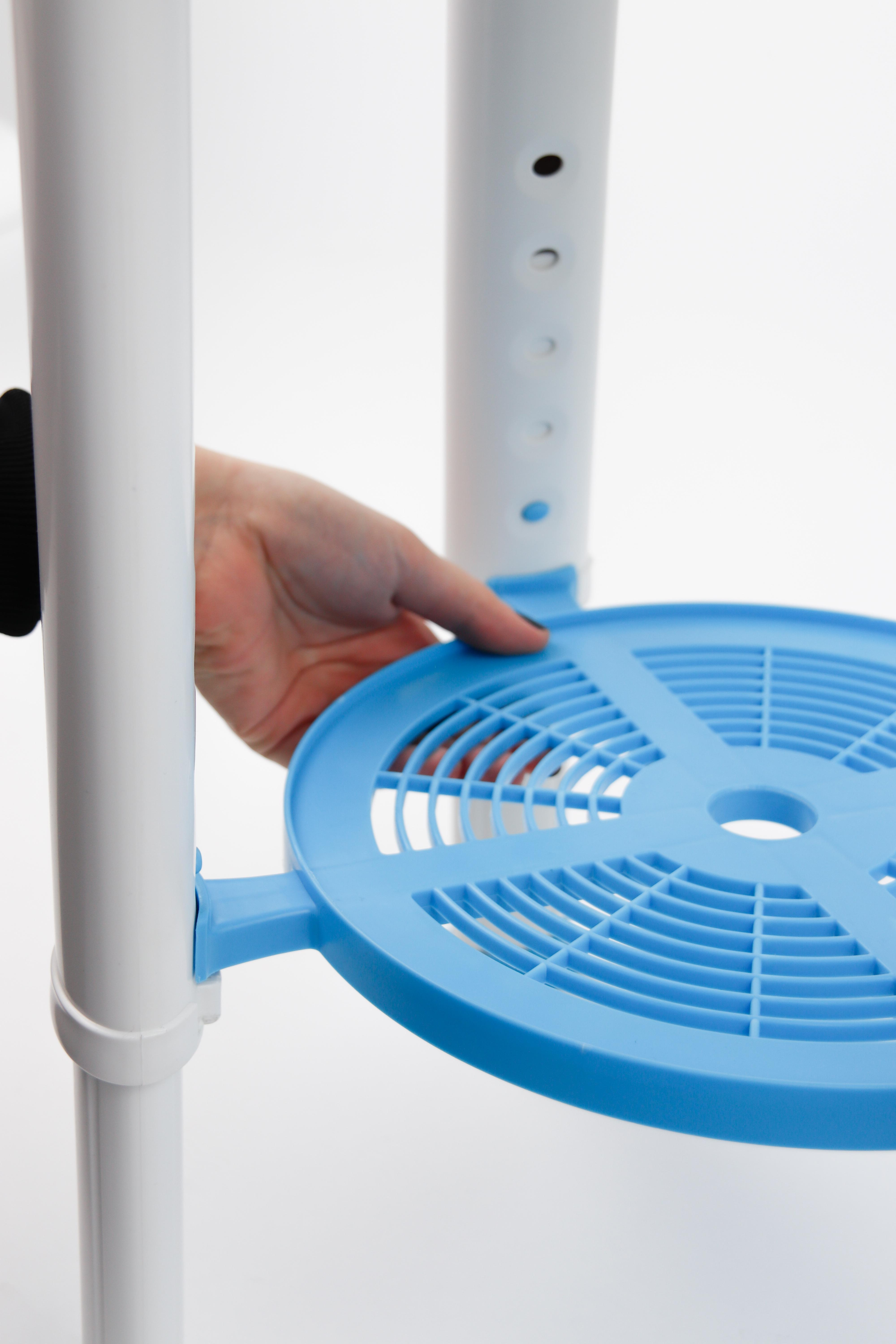 SONO Duschhocker mit drehbarer Sitzfl&auml;che