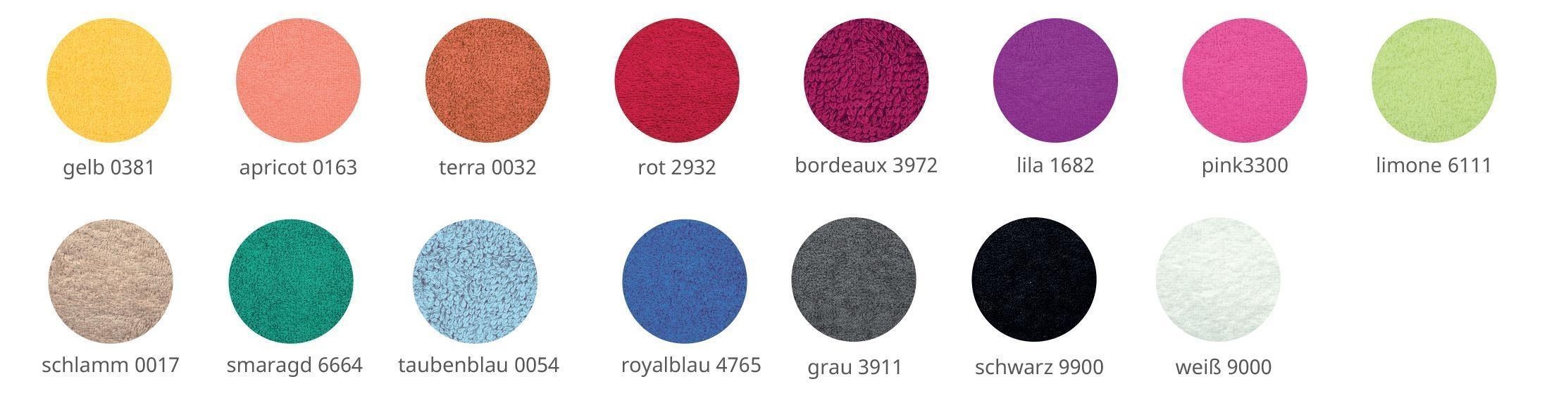 Handtuch Walkfrottier 50x100