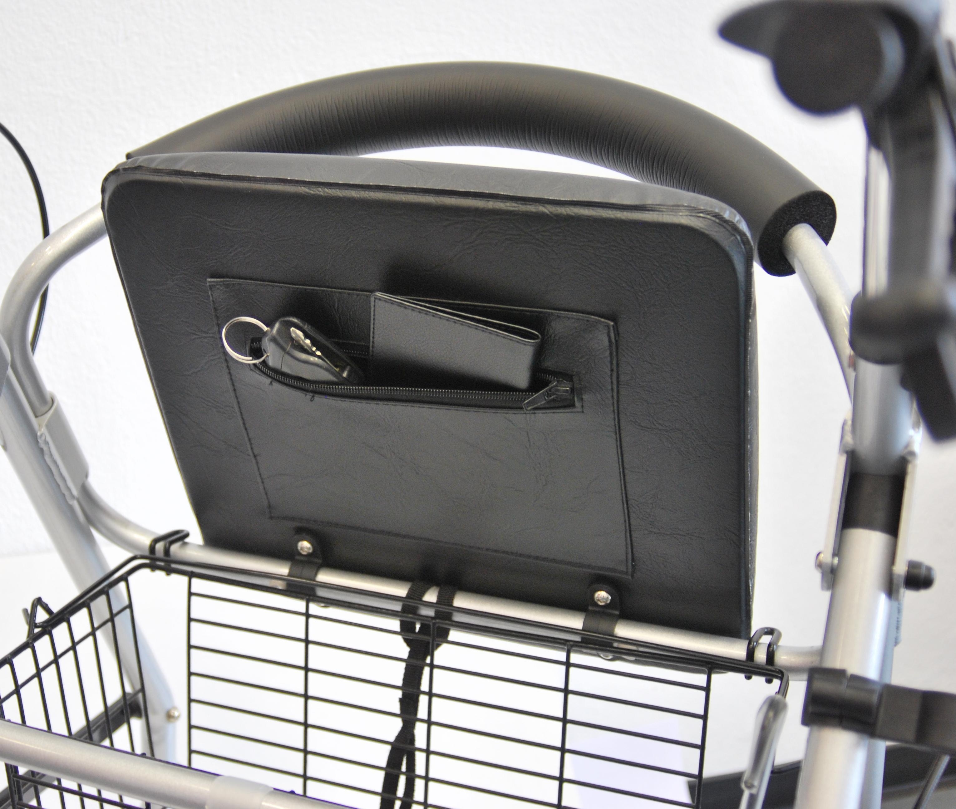 LR 53 Leichtgewichtsrollator mit Stockhalter Sitzh&ouml;he 53 cm