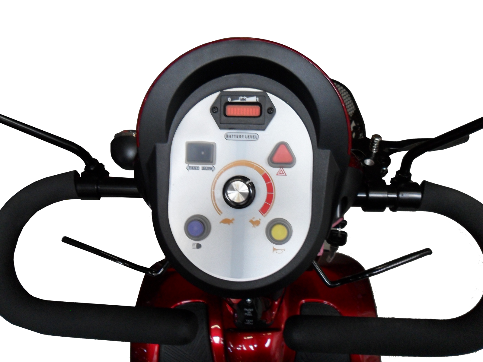 Spirit Elektromobil 15 km/h 4-Rad rot gefedert