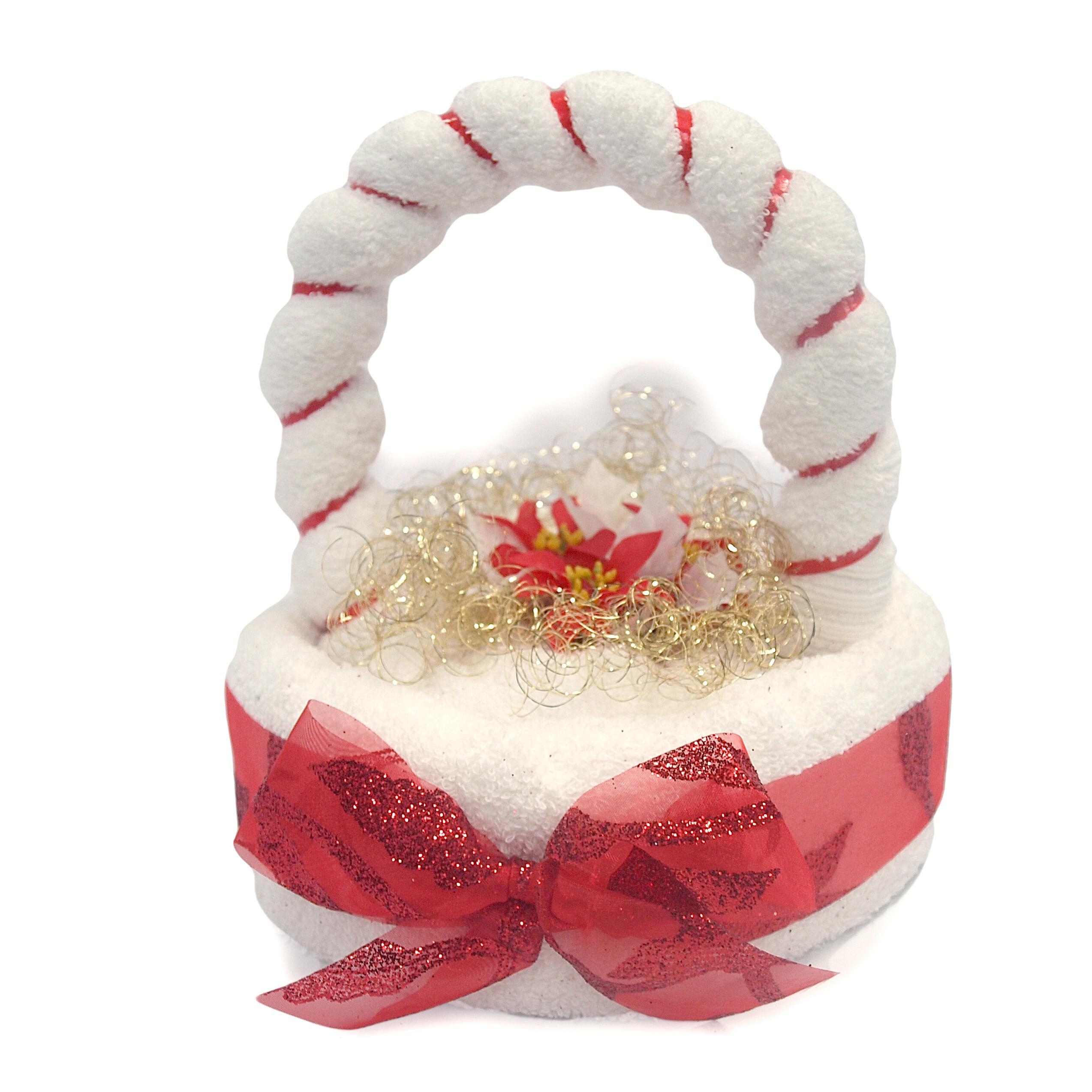 Geschenk Frottierkörbchen groß mit Deko