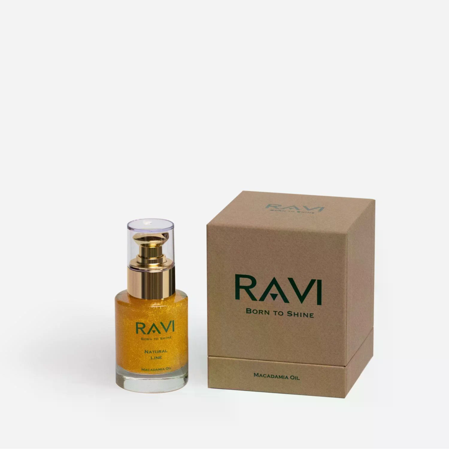 Macadamia Oil with 24k Gold