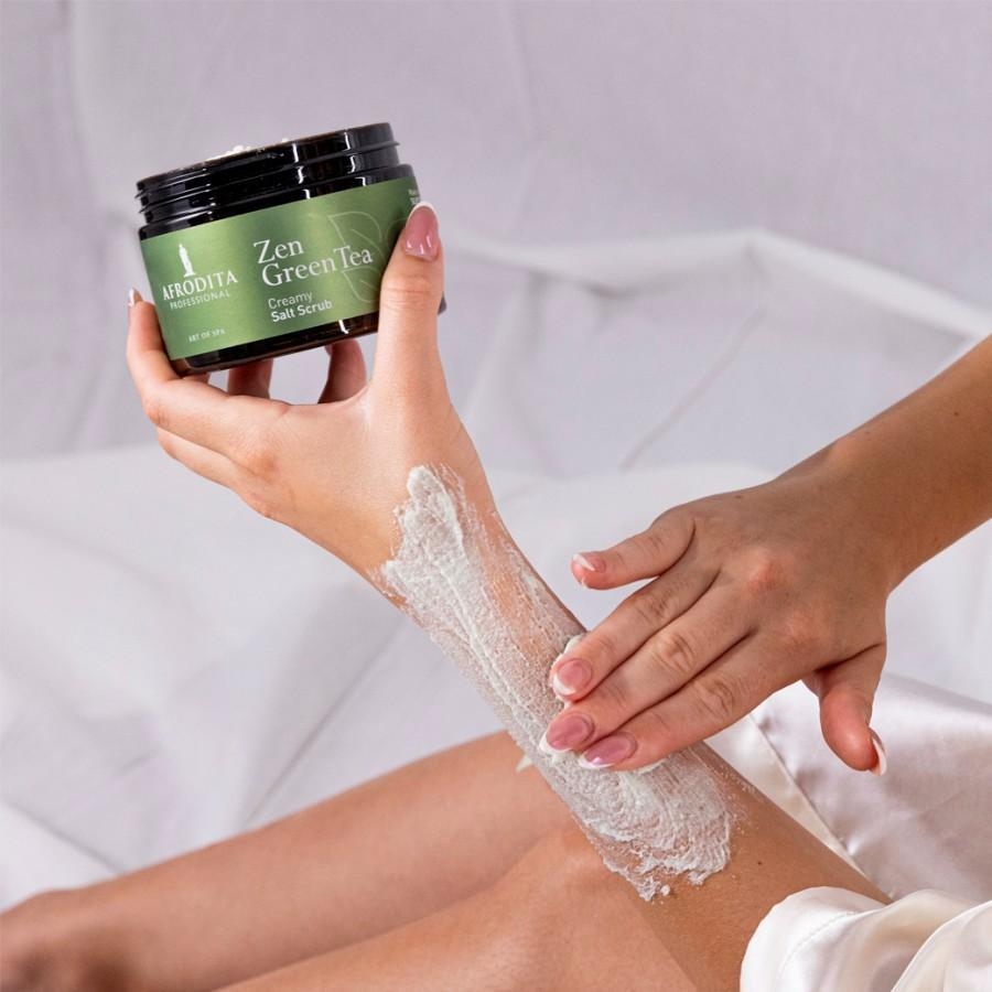 ZEN GREEN TEA Cremiges Salzk&ouml;rperpeeling