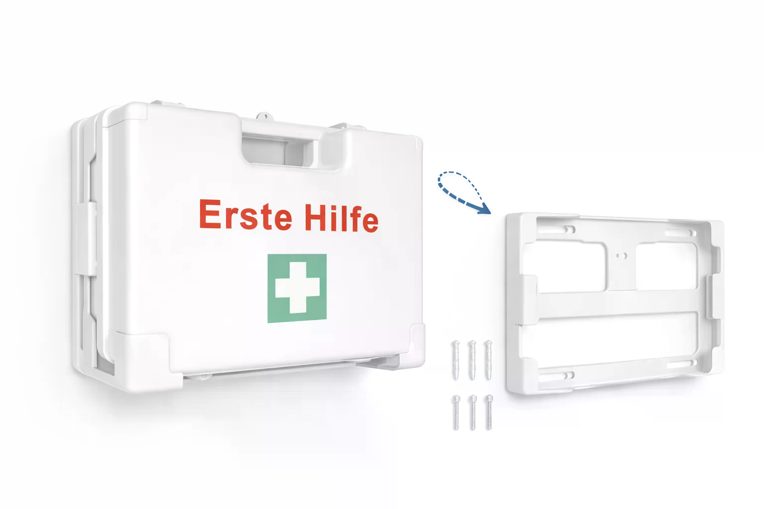 Erste-Hilfe-Koffer Betreuung & Pflegedienst DIN 13157 - wei&szlig;