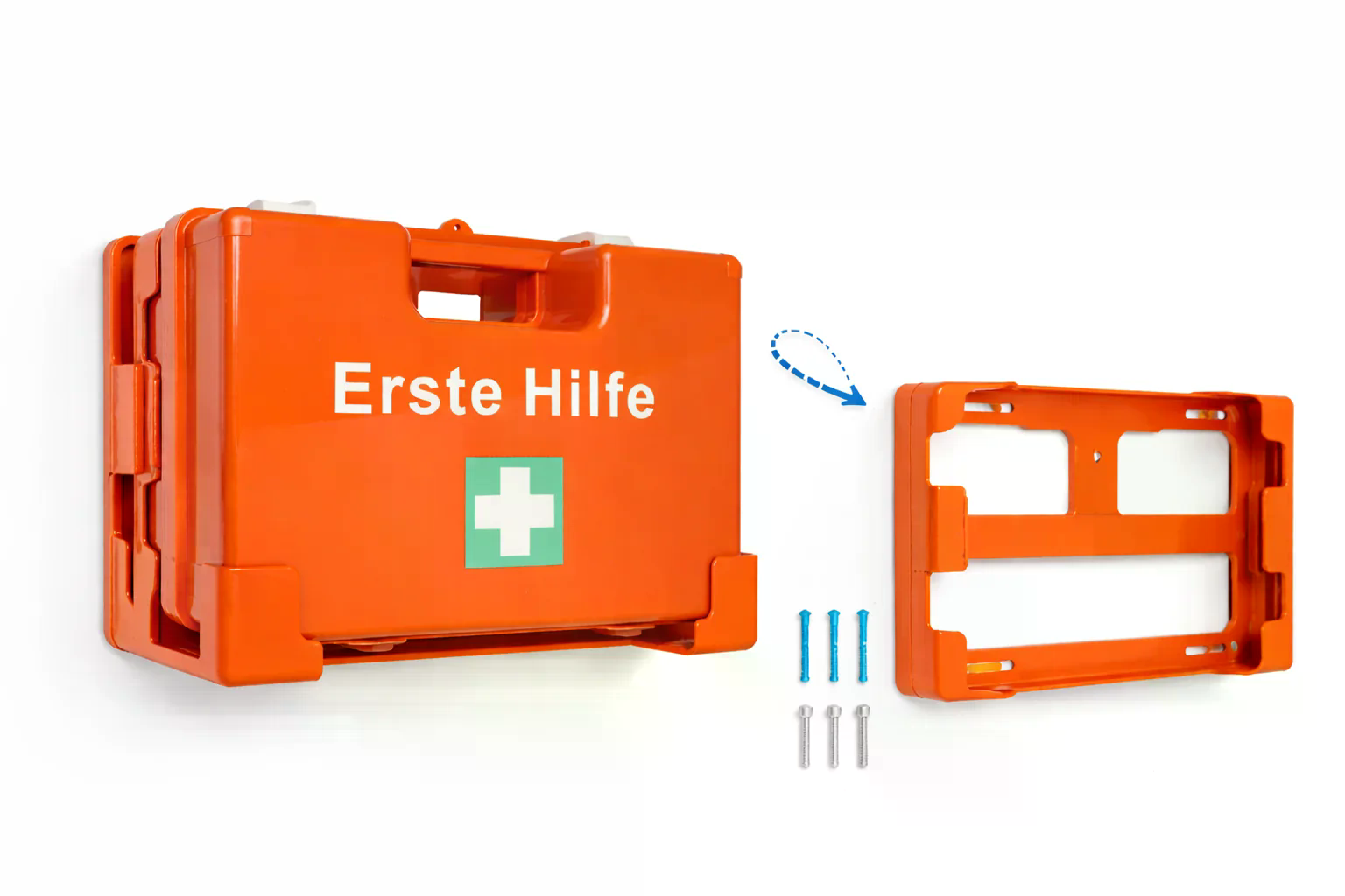 Erste-Hilfe-Koffer Betreuung & Pflegedienst DIN 13157 - orange
