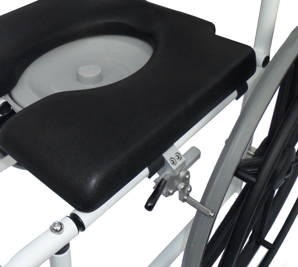 DTR 24 Zoll fahrbarer Dusch- und Toilettenstuhl