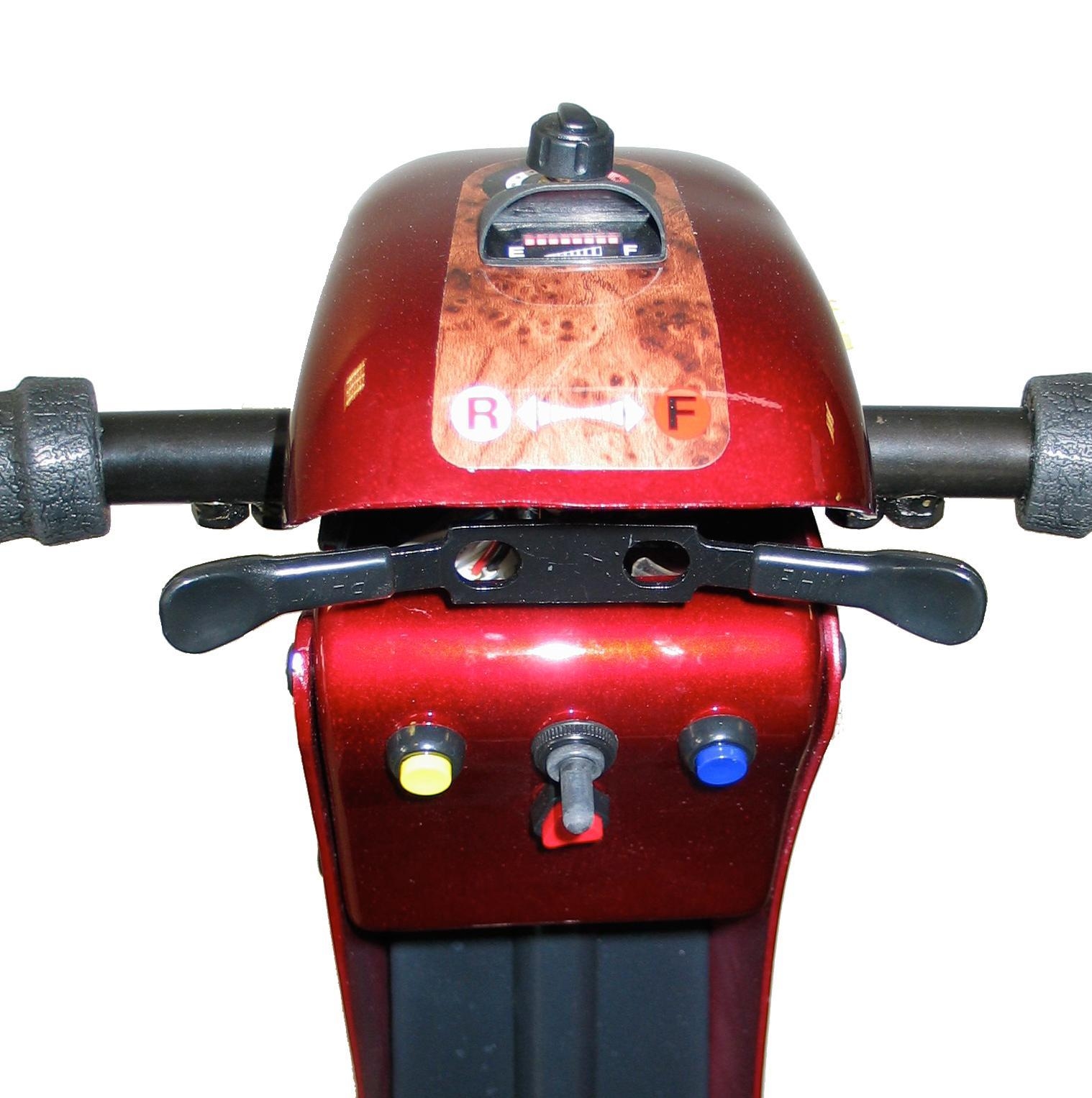 Uranus Elektromobil 6 km/h 4-Rad rot gefedert Doppelsitzer