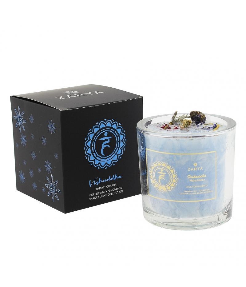 Halschakra Duftkerze &ndash; Vishuddha (Gro&szlig;)