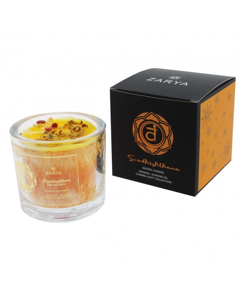 Sakralchakra Duftkerze &ndash; Svadhisthana (Klein)