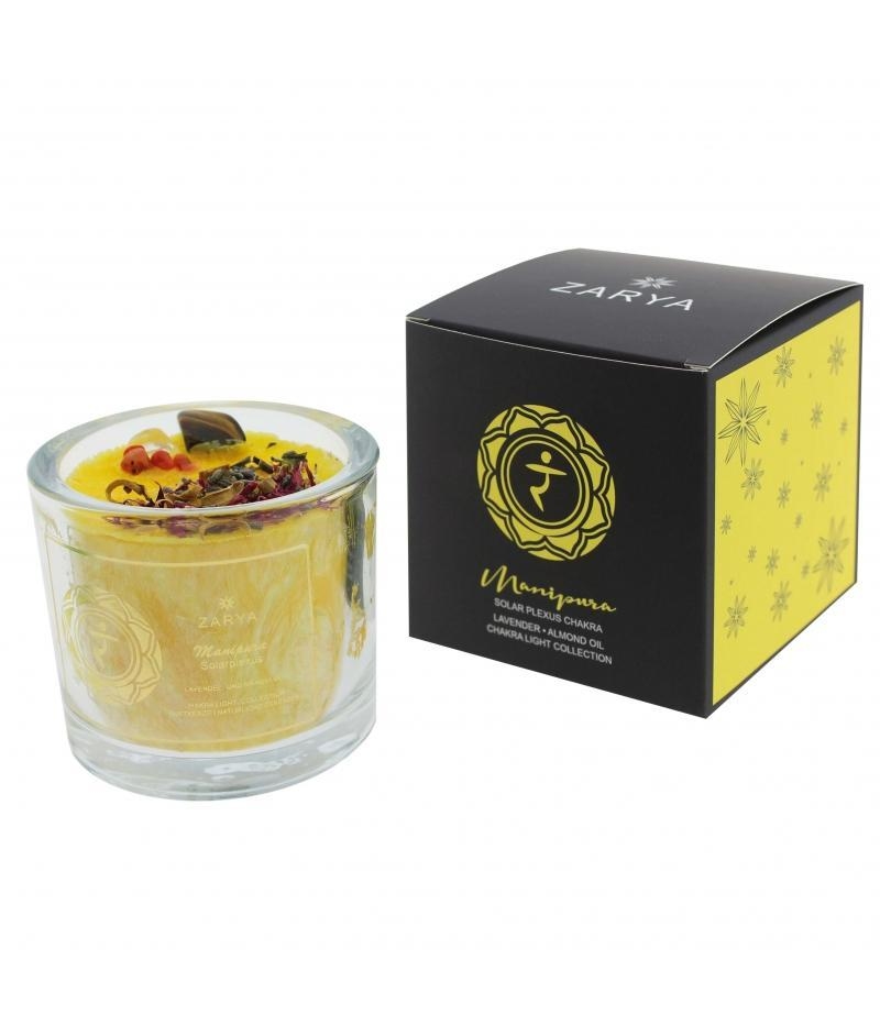 Solarplexus Duftkerze &ndash; Manipura (Klein)