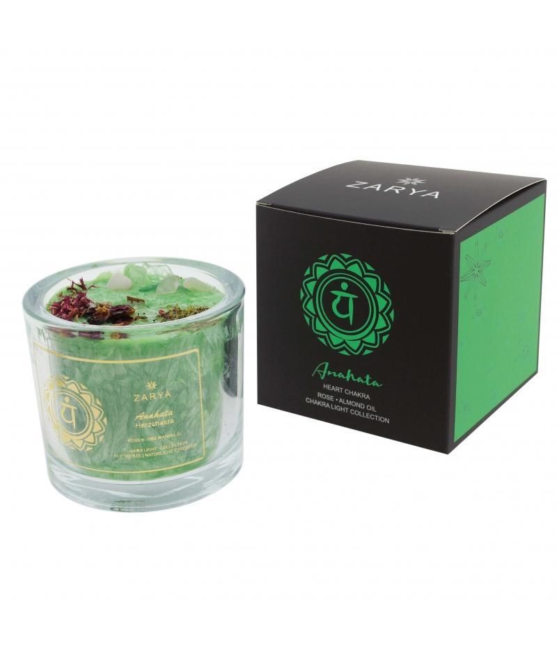 Herzchakra Duftkerze &ndash; Anahata (Klein)