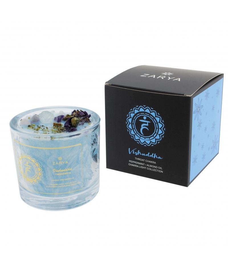Halschakra Duftkerze &ndash; Vishuddha (Klein)
