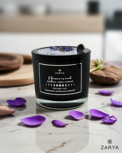 Neumond Duftkerze &ndash; Mondlicht Zeremonie