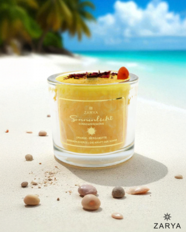 Sonnenlicht Duftkerze &ndash; Sonnenzeremonie