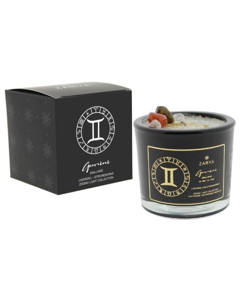 Zwillinge Duftkerze &ndash; Sternzeichenkerze