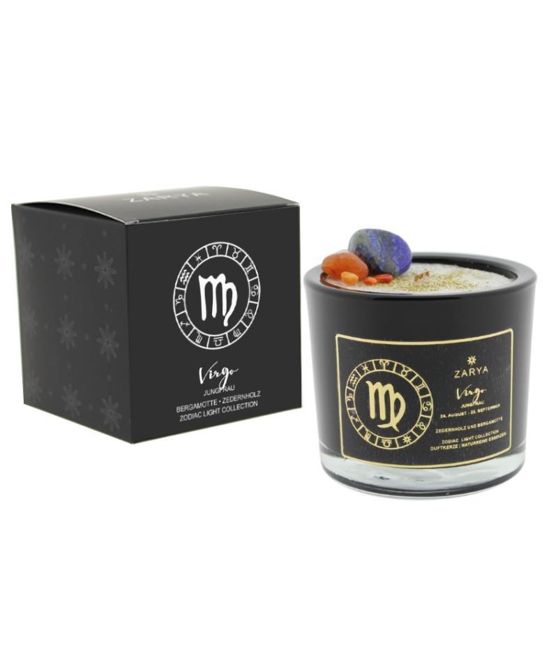 Jungfrau Duftkerze &ndash; Sternzeichenkerze
