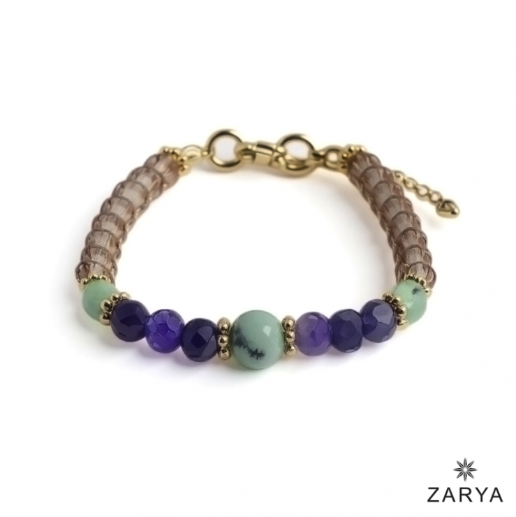 Jungfrau - Kristallarmband