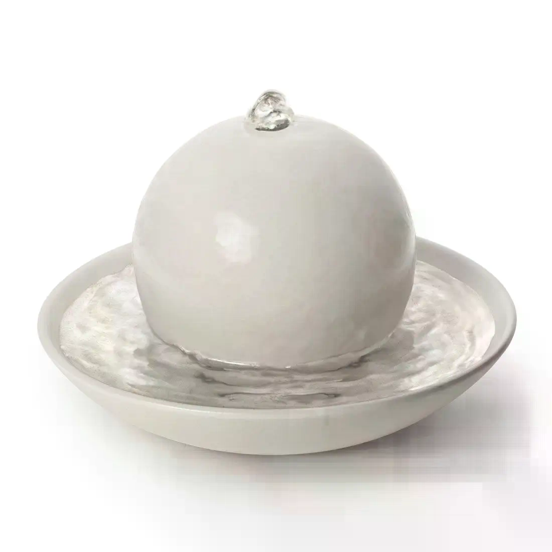 Aroma Duftbrunnen Rondo Cremewei&szlig; matt