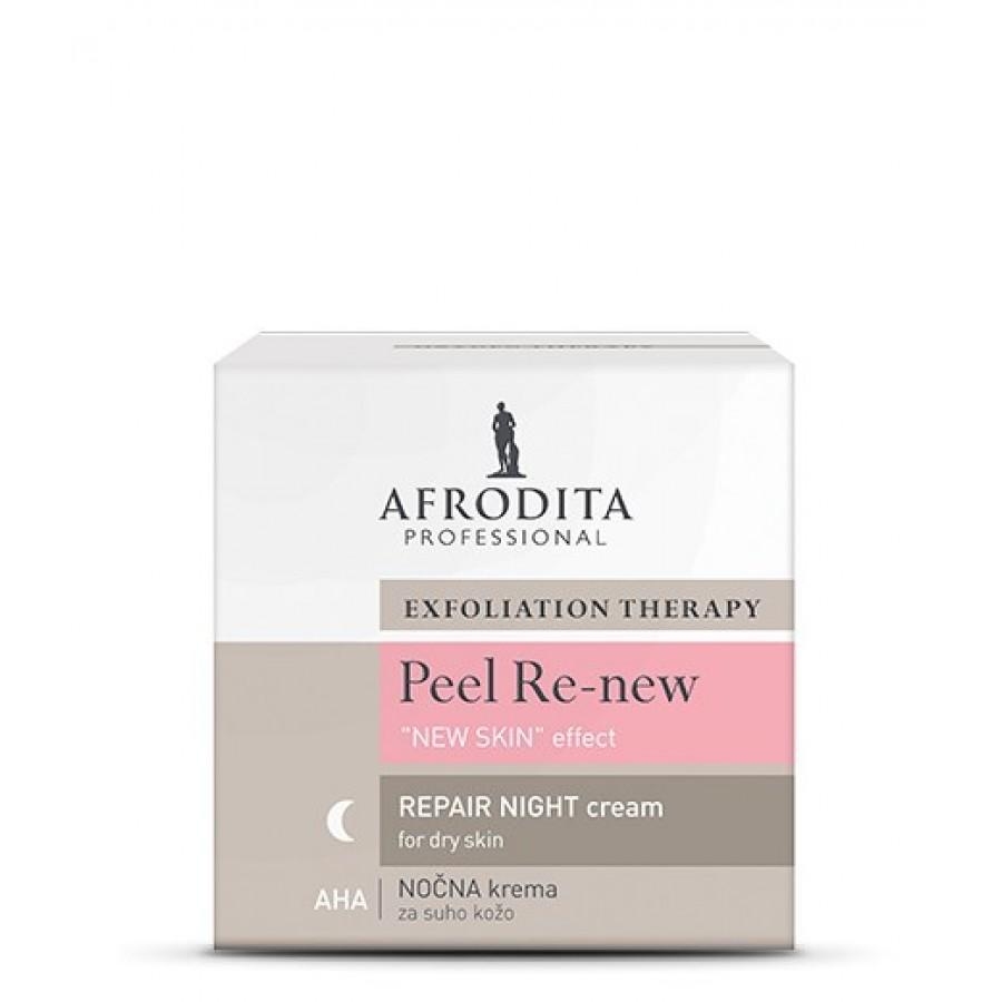 Peel Re-new REPAIR AHA Nachtcreme f&uuml;r trockene Haut