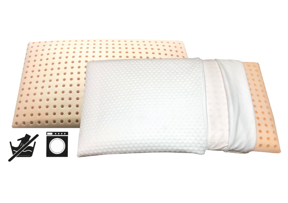 Kinderkissen &bdquo;Geruchlos&ldquo; inkl. 2 Baumwoll-Kissenbez&uuml;ge