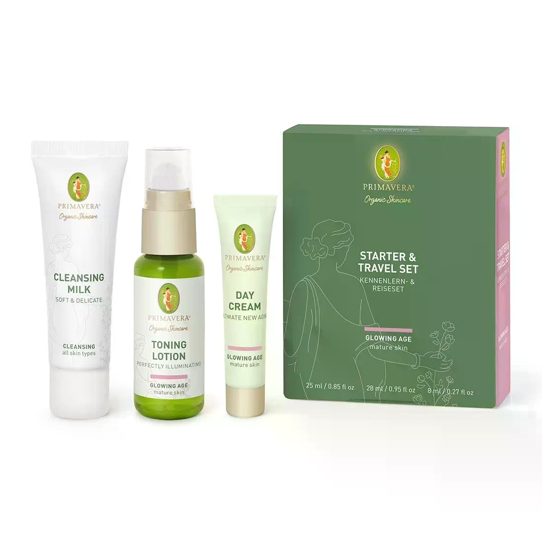 Starter & Travel Set Glowing Age