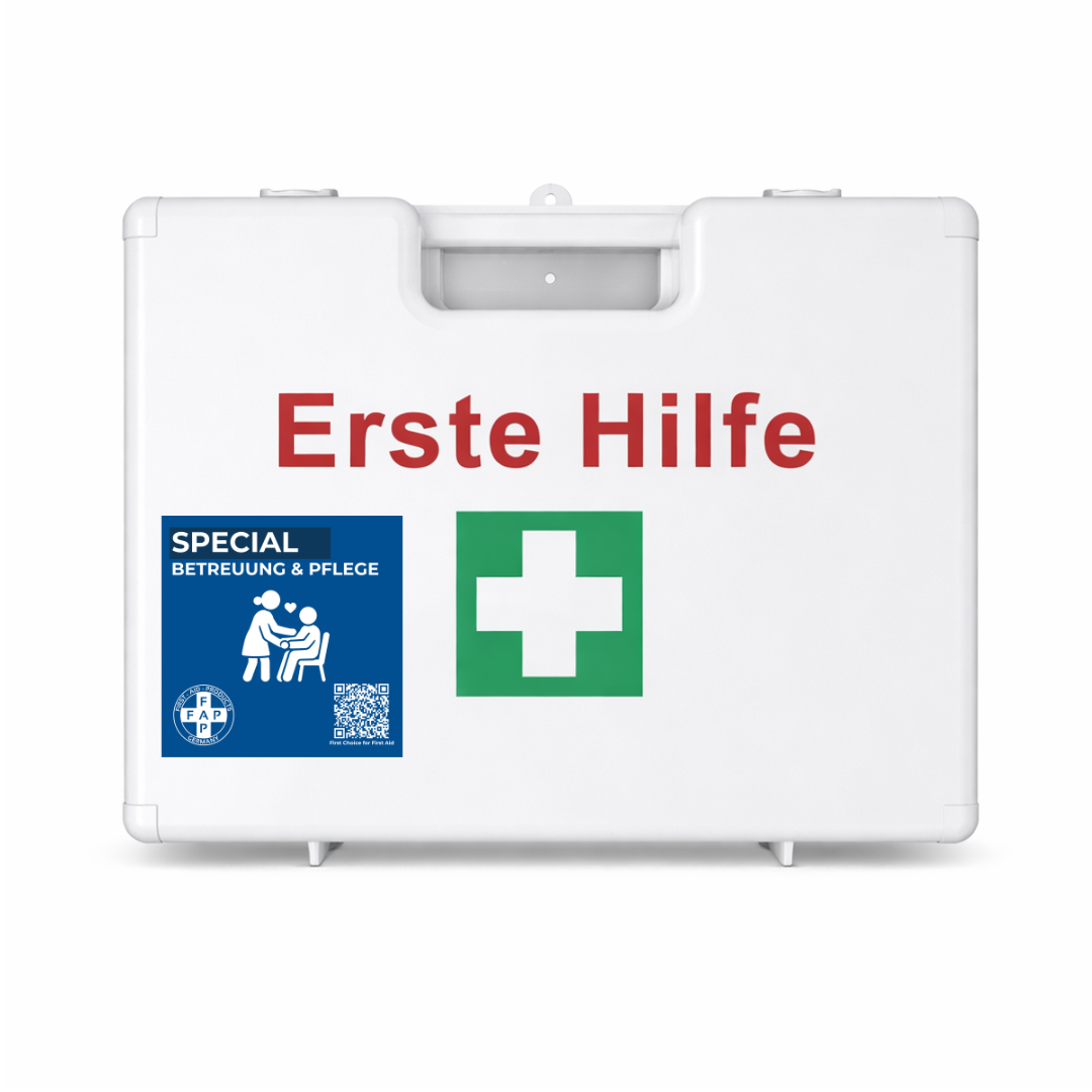 Erste-Hilfe-Koffer Betreuung & Pflegedienst DIN 13157 - wei&szlig;