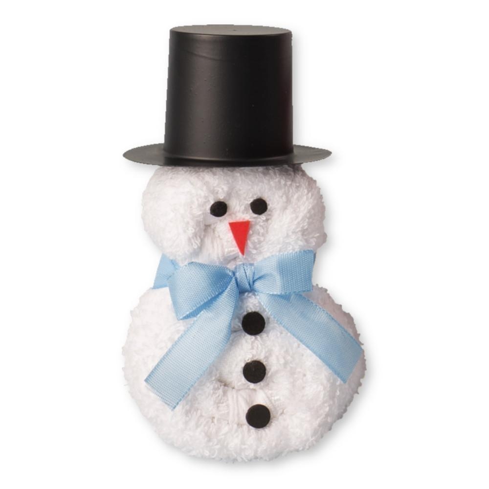 Geschenk Schneemann 1x Gästetuch