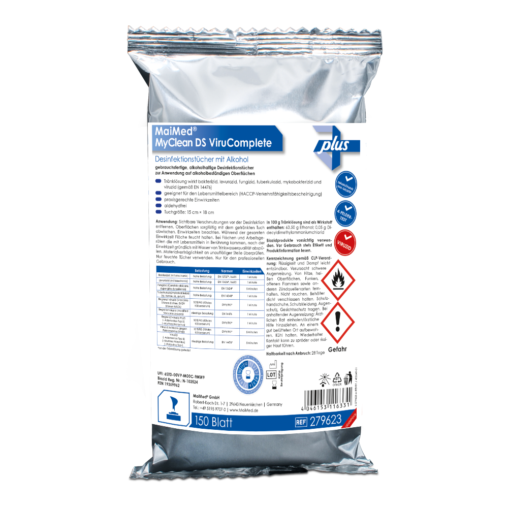 MaiMed MyClean DS ViruComplete Refill (1.800 St&uuml;ck)
