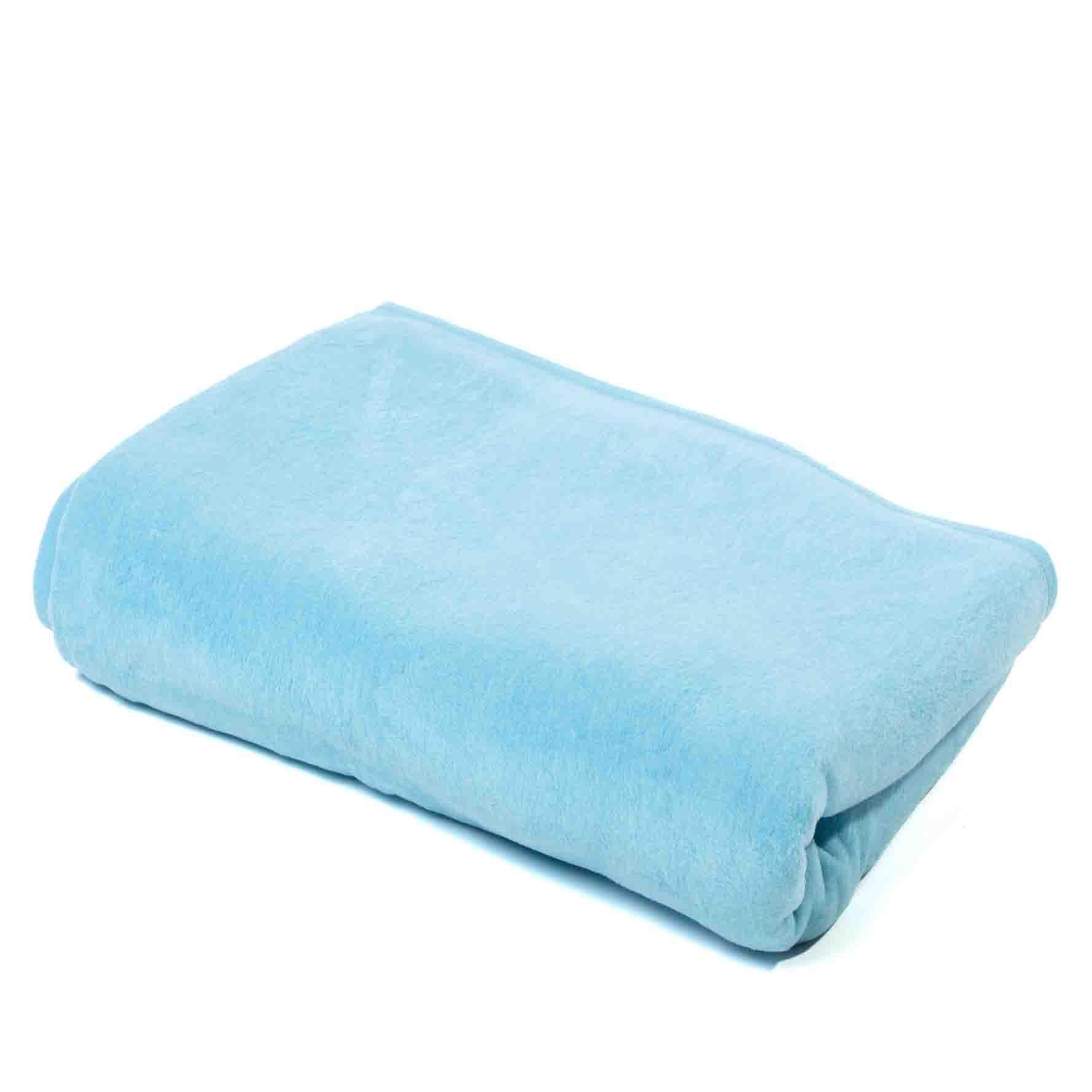 Wohn- und Schlafdecke Clinic 140x200 cm, 550g/m&sup3; Farbe: terrakotta 0233