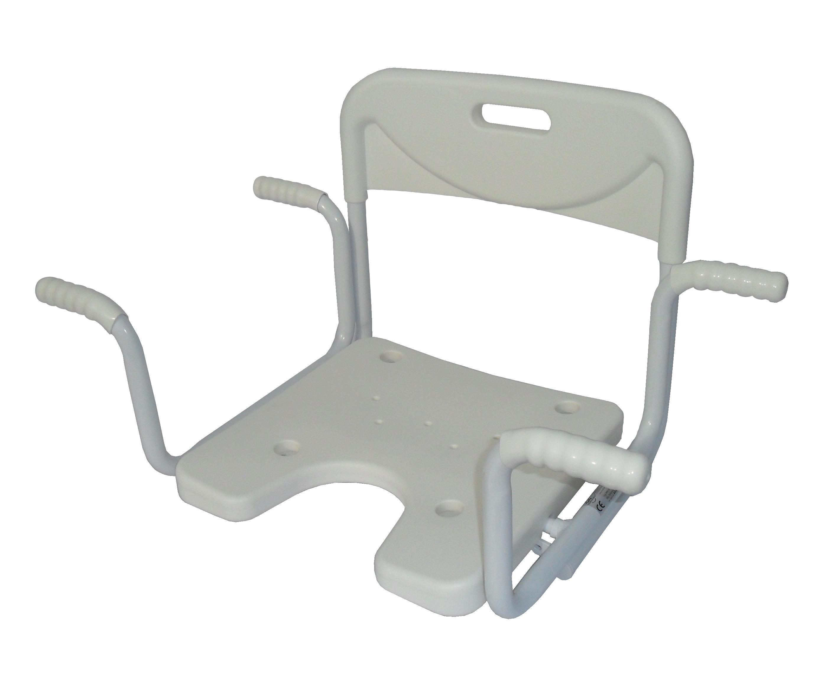 BWE-R Badewannen-Einh&auml;ngesitz mit R&uuml;ckenlehne