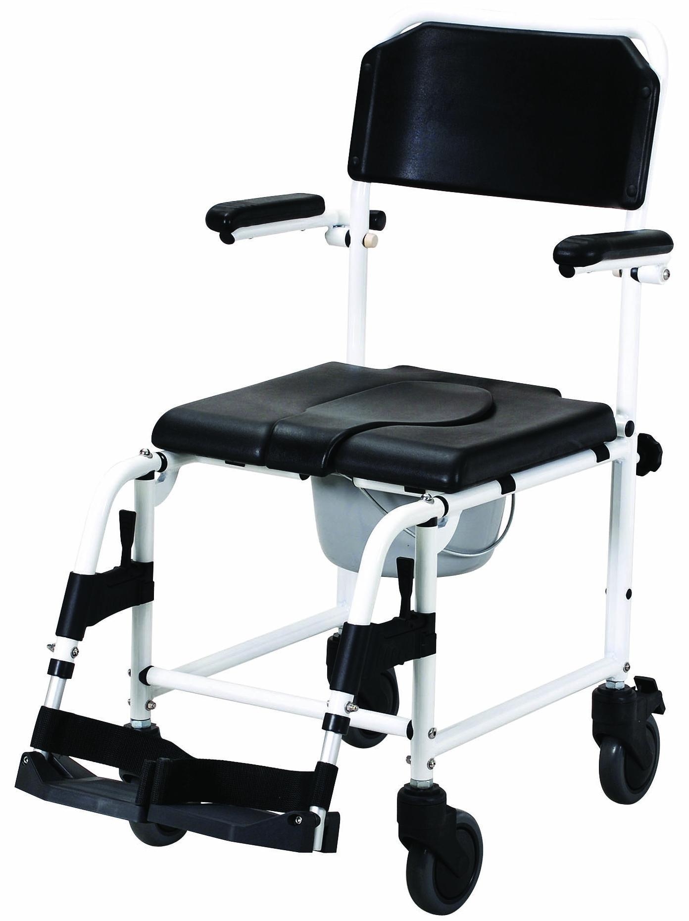 DTR 5 Zoll fahrbarer Dusch- und Toilettenstuhl