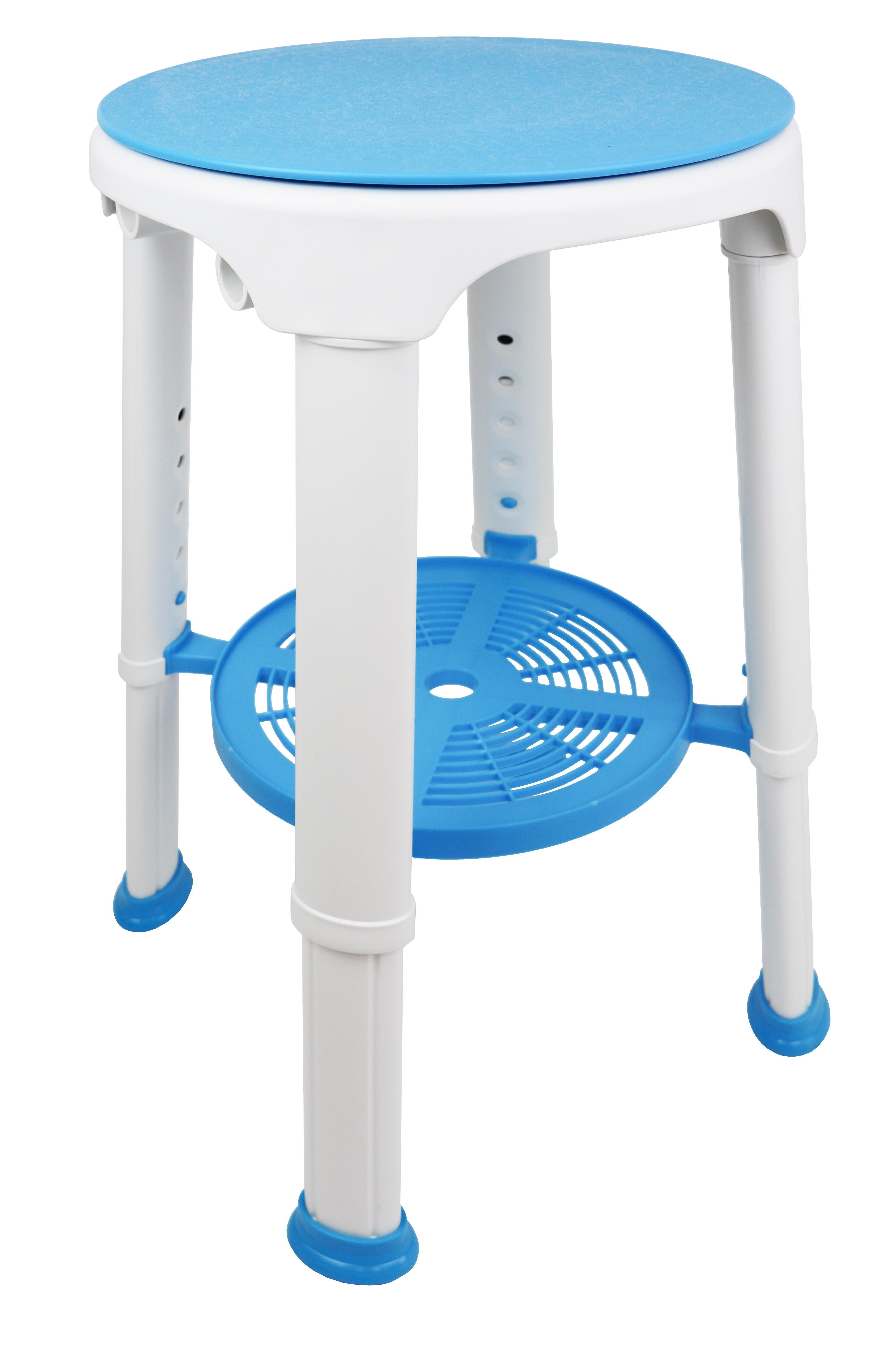 SONO Duschhocker mit drehbarer Sitzfl&auml;che